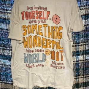 White motivation shirt